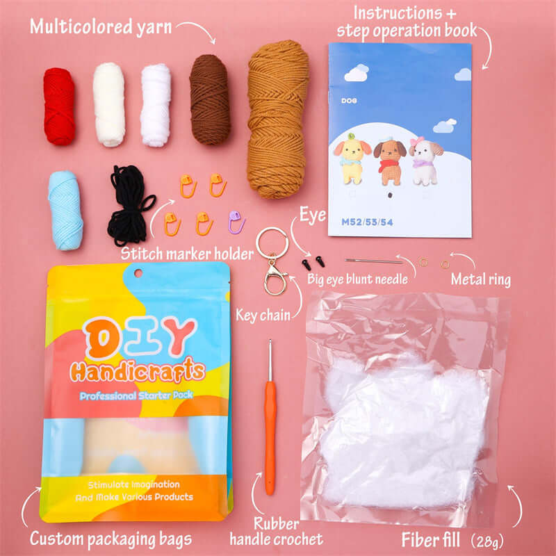 Beagle Dogs Crochet Kit