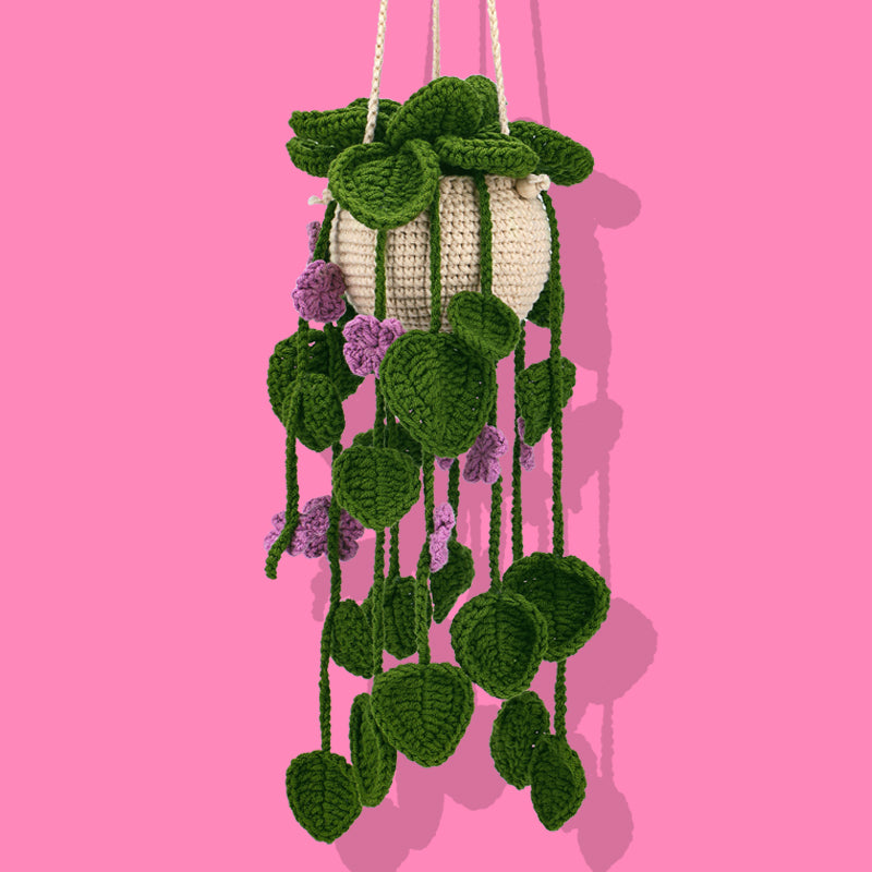 Green Hanging Plant Crochet Kit